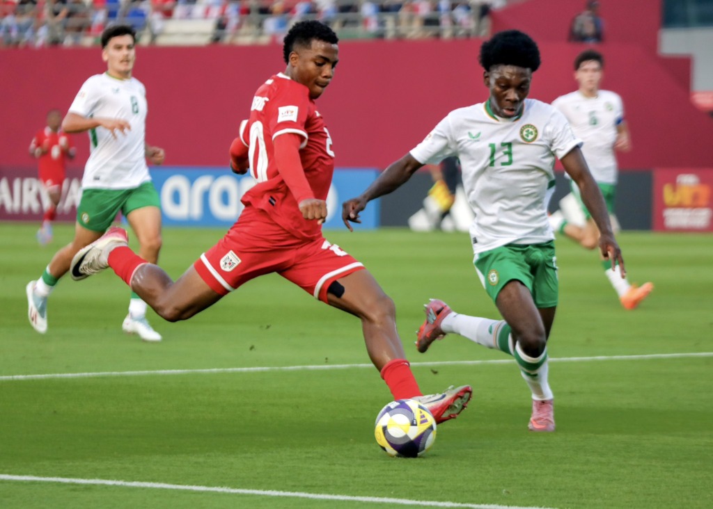 Moises Richards, anotador del primer gol de Panama en el mundial sub 17 2025
