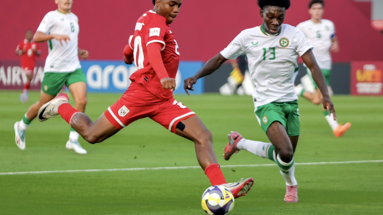 Moises Richards, anotador del primer gol de Panama en el mundial sub 17 2025