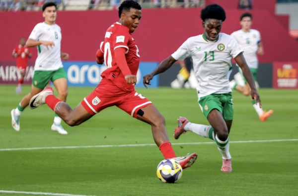 Moises Richards, anotador del primer gol de Panama en el mundial sub 17 2025