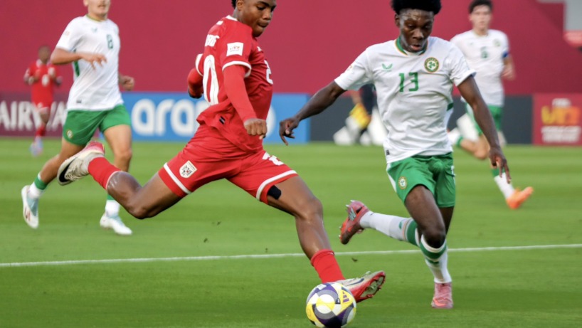 Moises Richards, anotador del primer gol de Panama en el mundial sub 17 2025